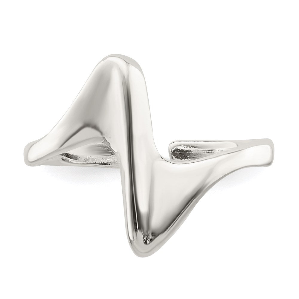 Sterlingsilber Verstellbar Poliert Zehenring