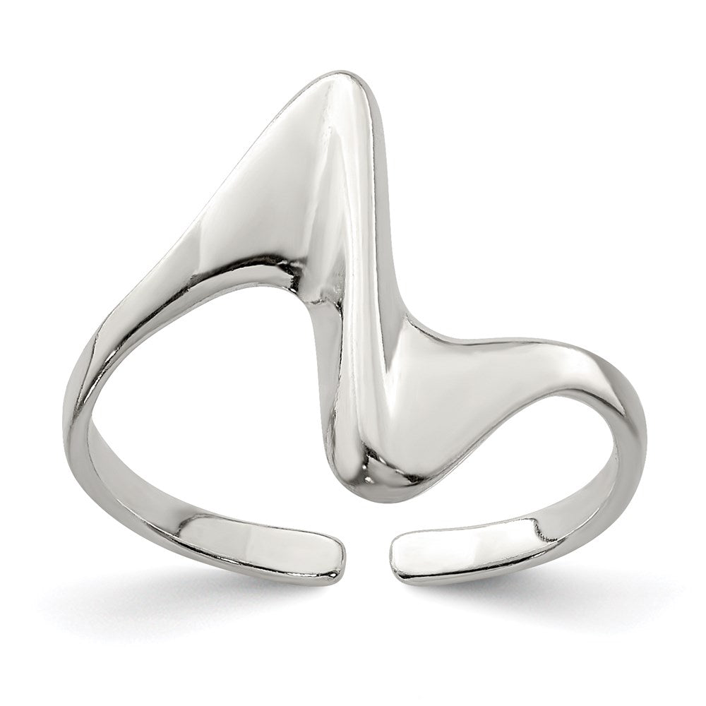 Sterlingsilber Verstellbar Poliert Zehenring