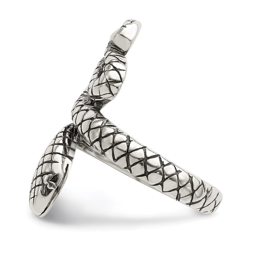 Sterlingsilber Antikisiert Schlange Zehenring