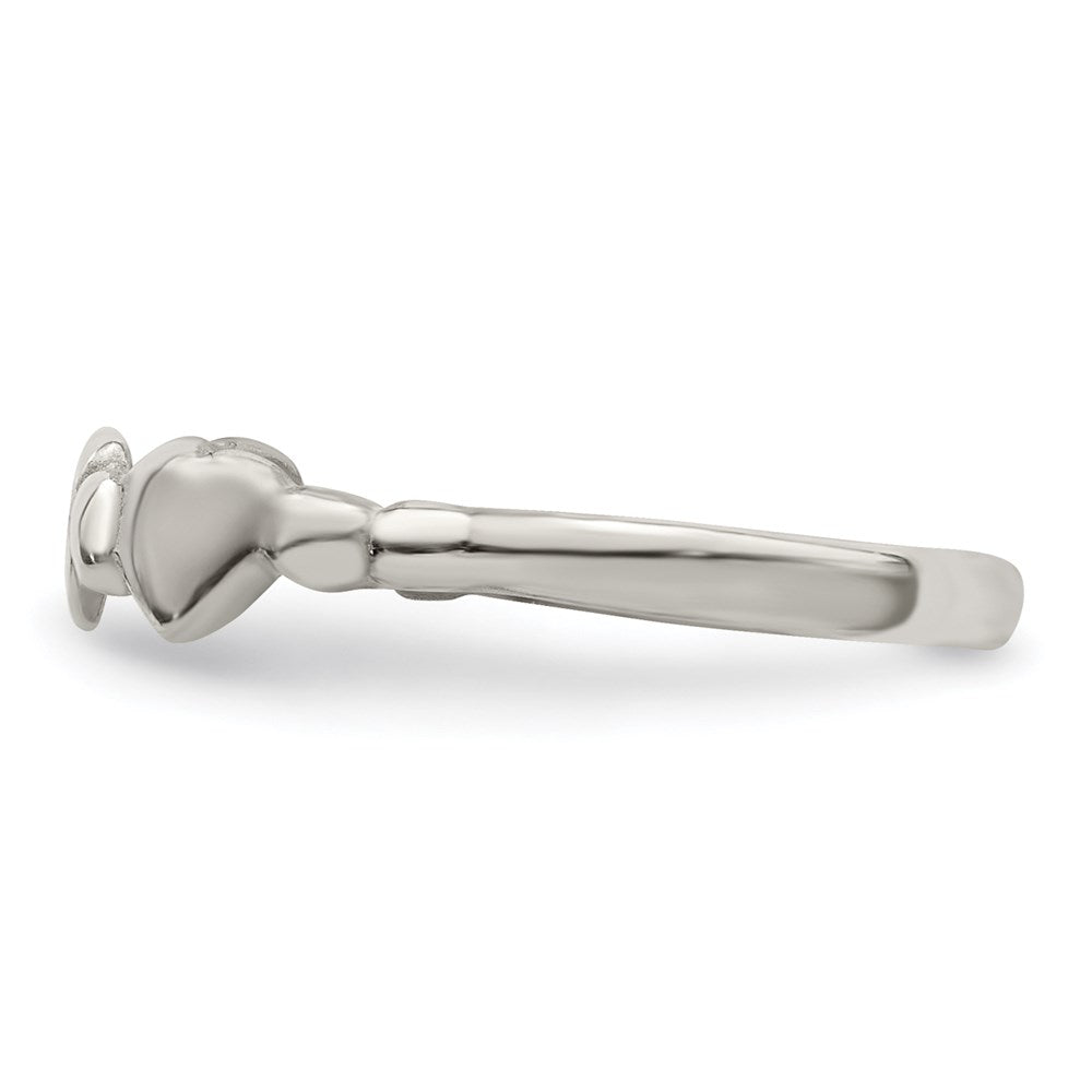 Sterlingsilber Herzen Zehenring