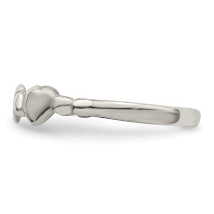 Sterlingsilber Herzen Zehenring