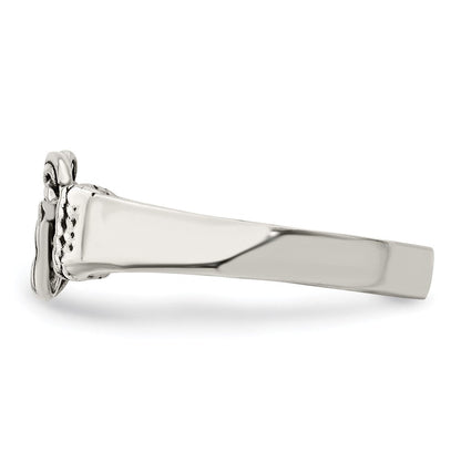 Sterlingsilber Antikisiert Liebe Knoten Zehenring