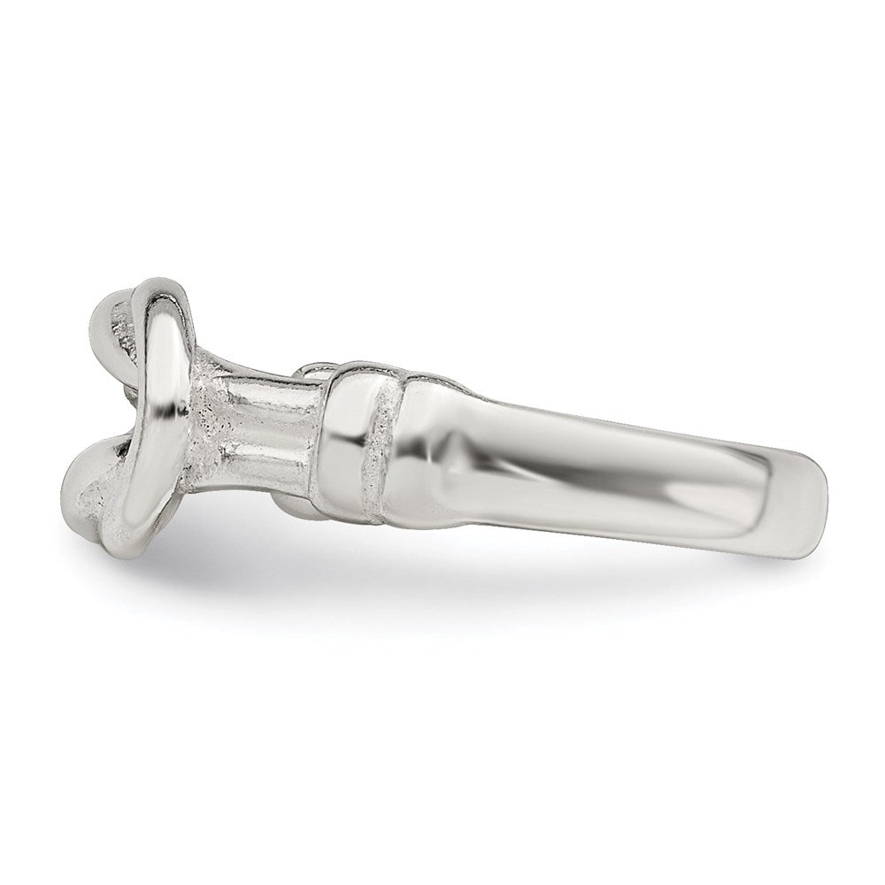 Sterlingsilber Liebe Knoten Zehenring