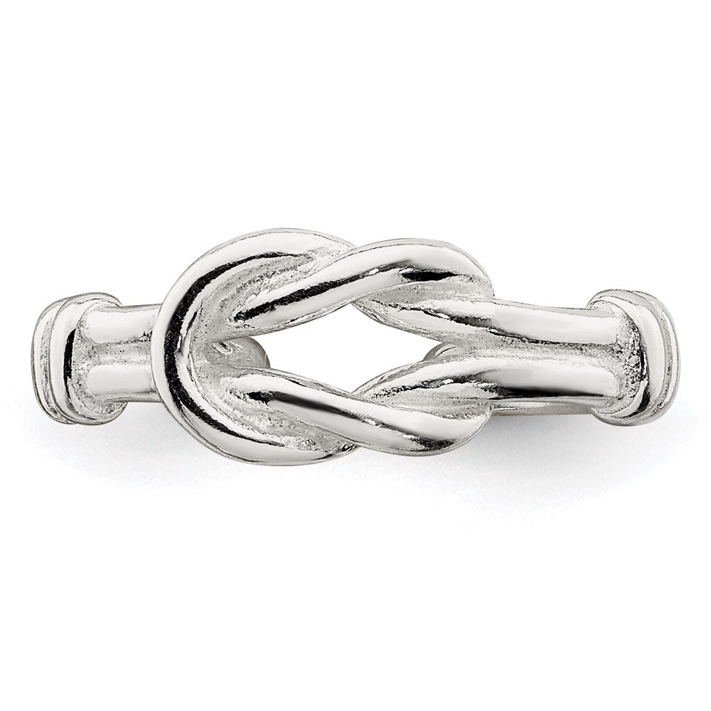 Sterlingsilber Liebe Knoten Zehenring