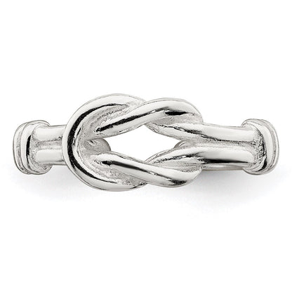 Sterlingsilber Liebe Knoten Zehenring