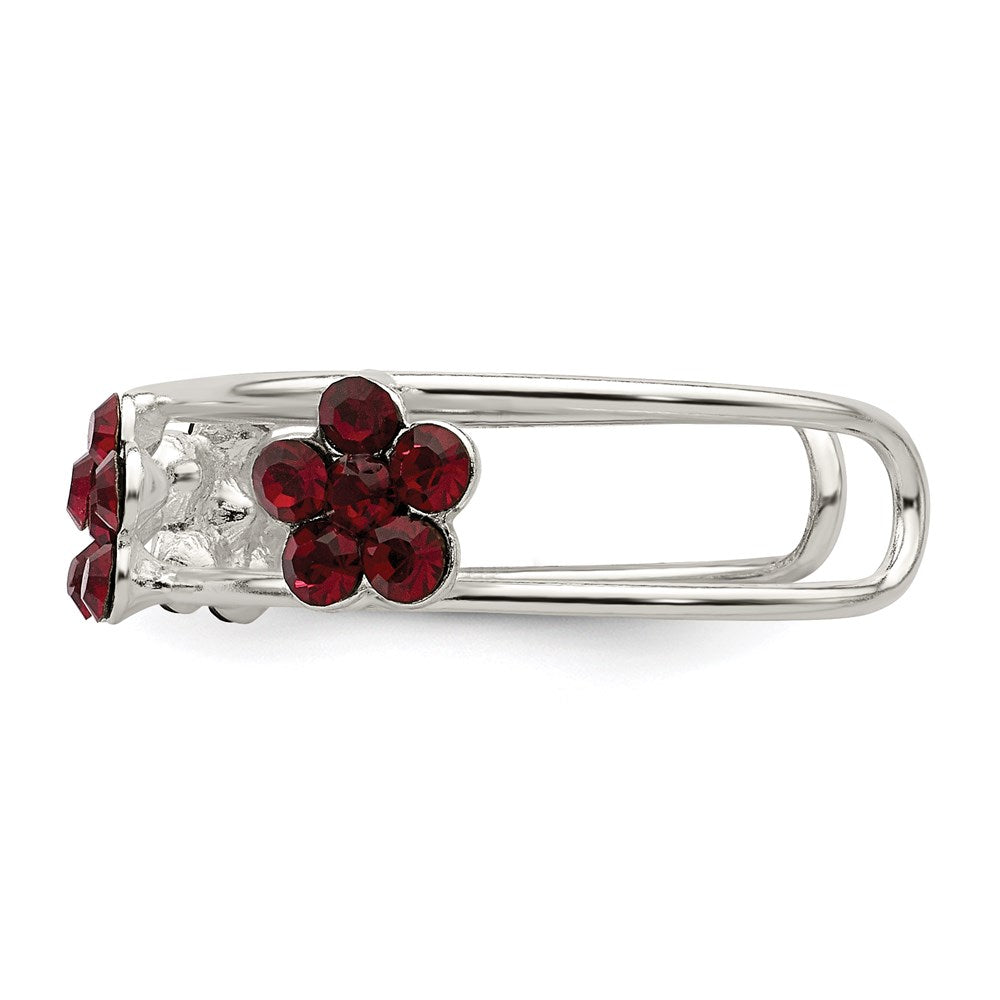 Sterlingsilber Stelluxt Kristall Blumen Zehenring