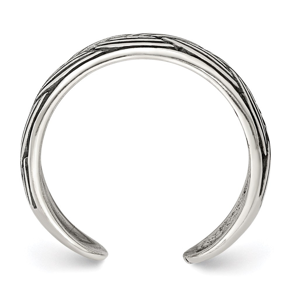 Sterlingsilber Antikisiert Zehenring