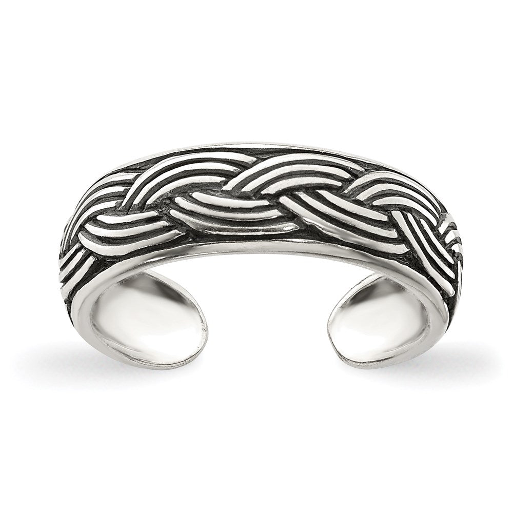 Sterlingsilber Antikisiert Zehenring