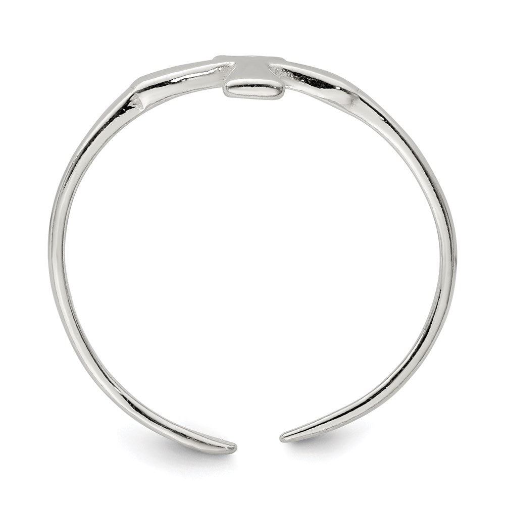 Sterlingsilber Ankh (egyptian Kreuz) Zehenring