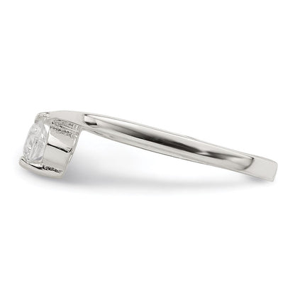 Sterlingsilber Zirkonia Zehenring