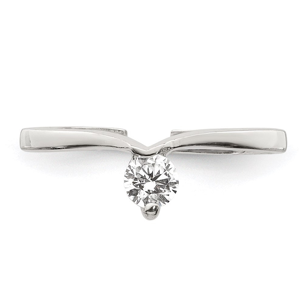 Sterlingsilber Zirkonia Zehenring