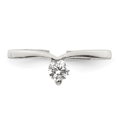 Sterlingsilber Zirkonia Zehenring
