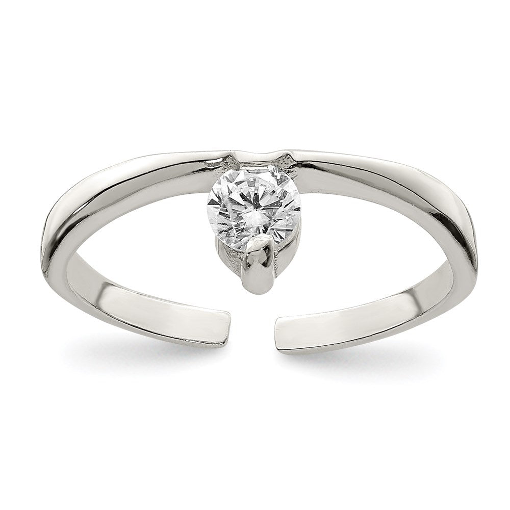 Sterlingsilber Zirkonia Zehenring