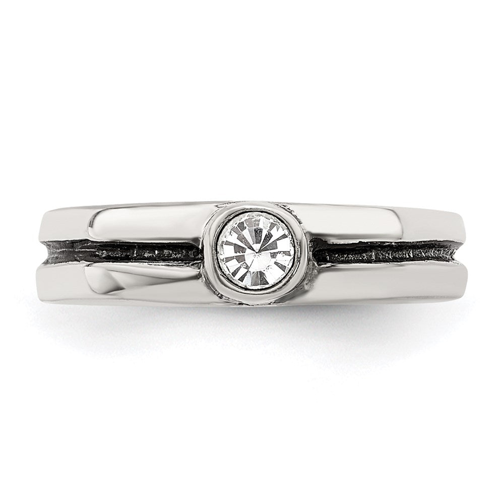 Sterlingsilber Zirkonia Antikisiert Zehenring