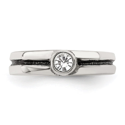 Sterlingsilber Zirkonia Antikisiert Zehenring