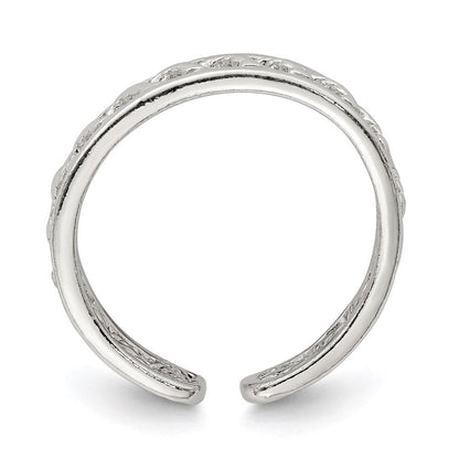 Sterlingsilber Massiv Zehenring