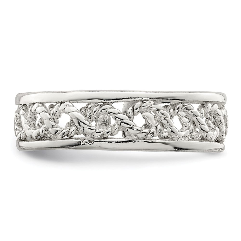 Sterlingsilber Massiv Zehenring