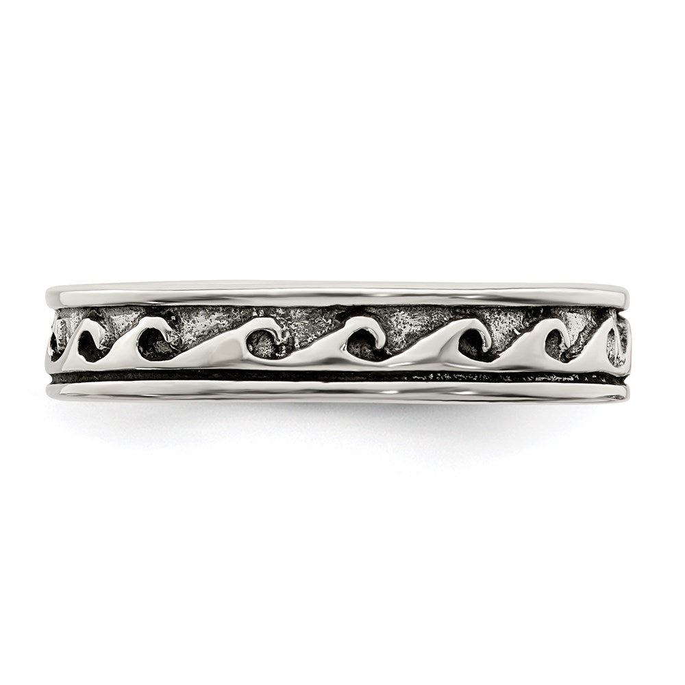 Sterlingsilber Antikisiert Verstellbar Zehenring