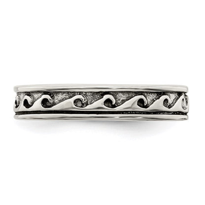 Sterlingsilber Antikisiert Verstellbar Zehenring