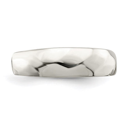 Sterlingsilber Massiv Poliert Gewölbt Zehenring