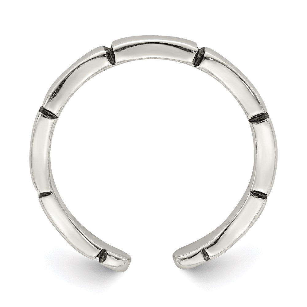 Sterlingsilber Massiv Zehenring