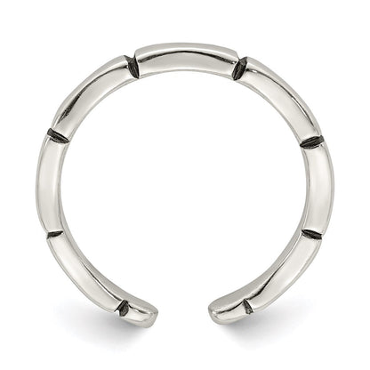 Sterlingsilber Massiv Zehenring