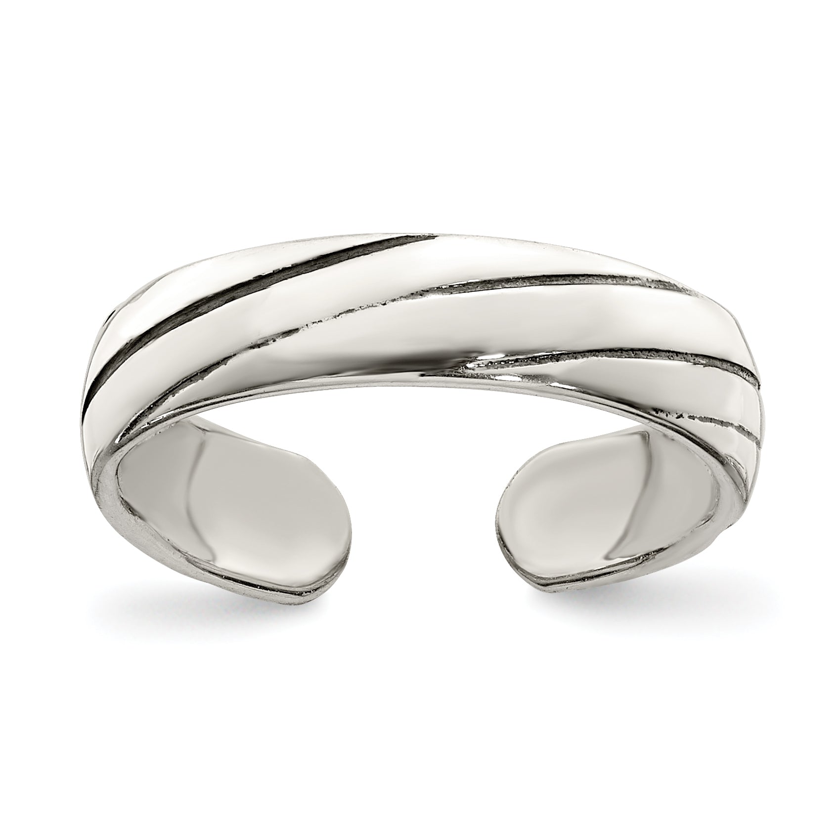 Sterlingsilber Antikisiert Zehenring