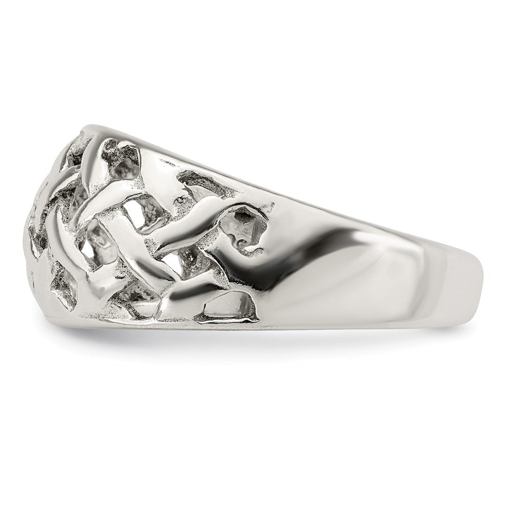 Sterlingsilber Lattice Zehenring