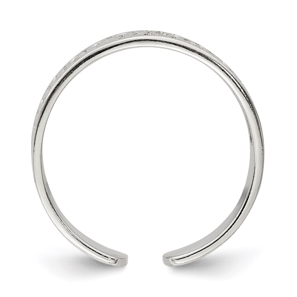 Sterlingsilber Massiv Zehenring