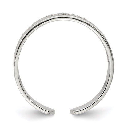 Sterlingsilber Massiv Zehenring