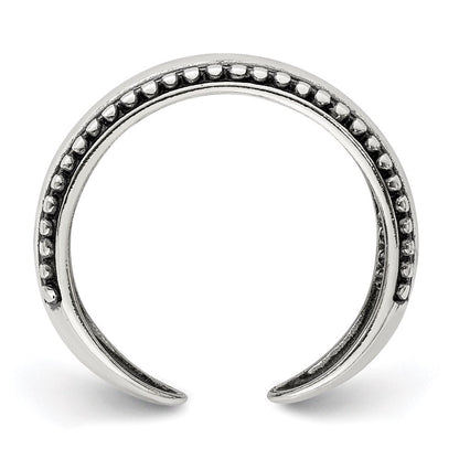 Sterlingsilber Antikisiert Zehenring