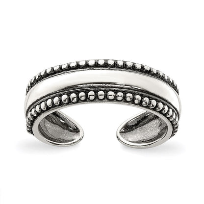Sterlingsilber Antikisiert Zehenring