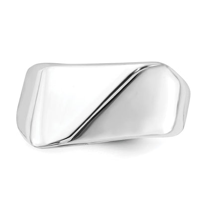 Sterlingsilber Massiv Poliert Contemporary Ring