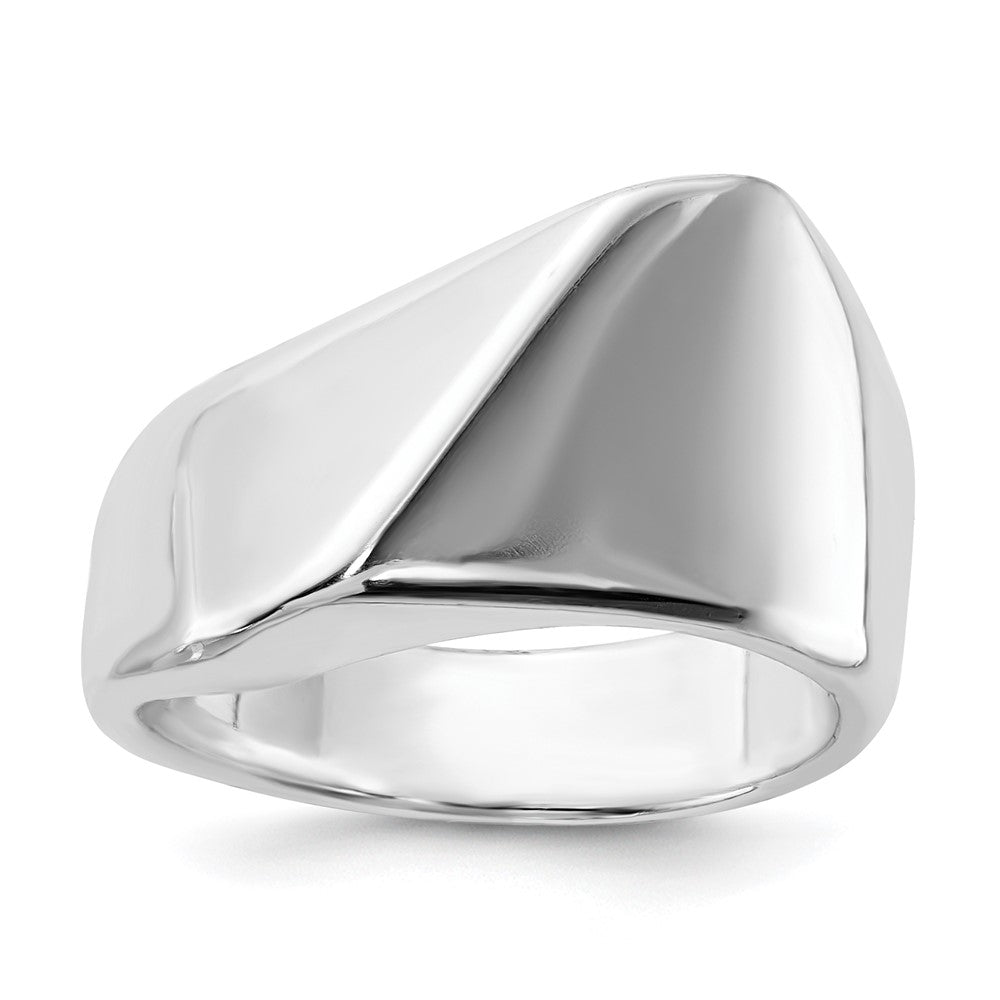 Sterlingsilber Massiv Poliert Contemporary Ring