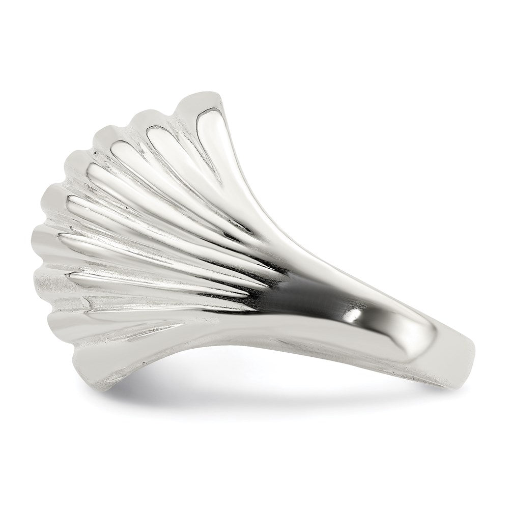 Sterlingsilber Massiv Gewölbt Ring (size 6 Nur)
