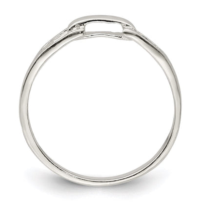 Sterlingsilber Massiv Ring (size 7 Nur)