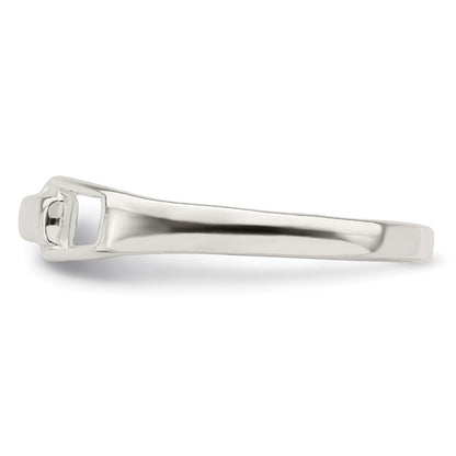 Sterlingsilber Massiv Ring (size 7 Nur)