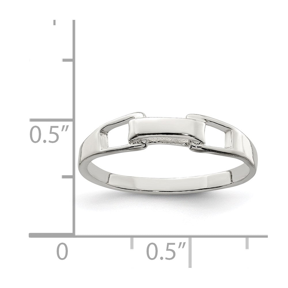Sterlingsilber Massiv Ring (size 7 Nur)
