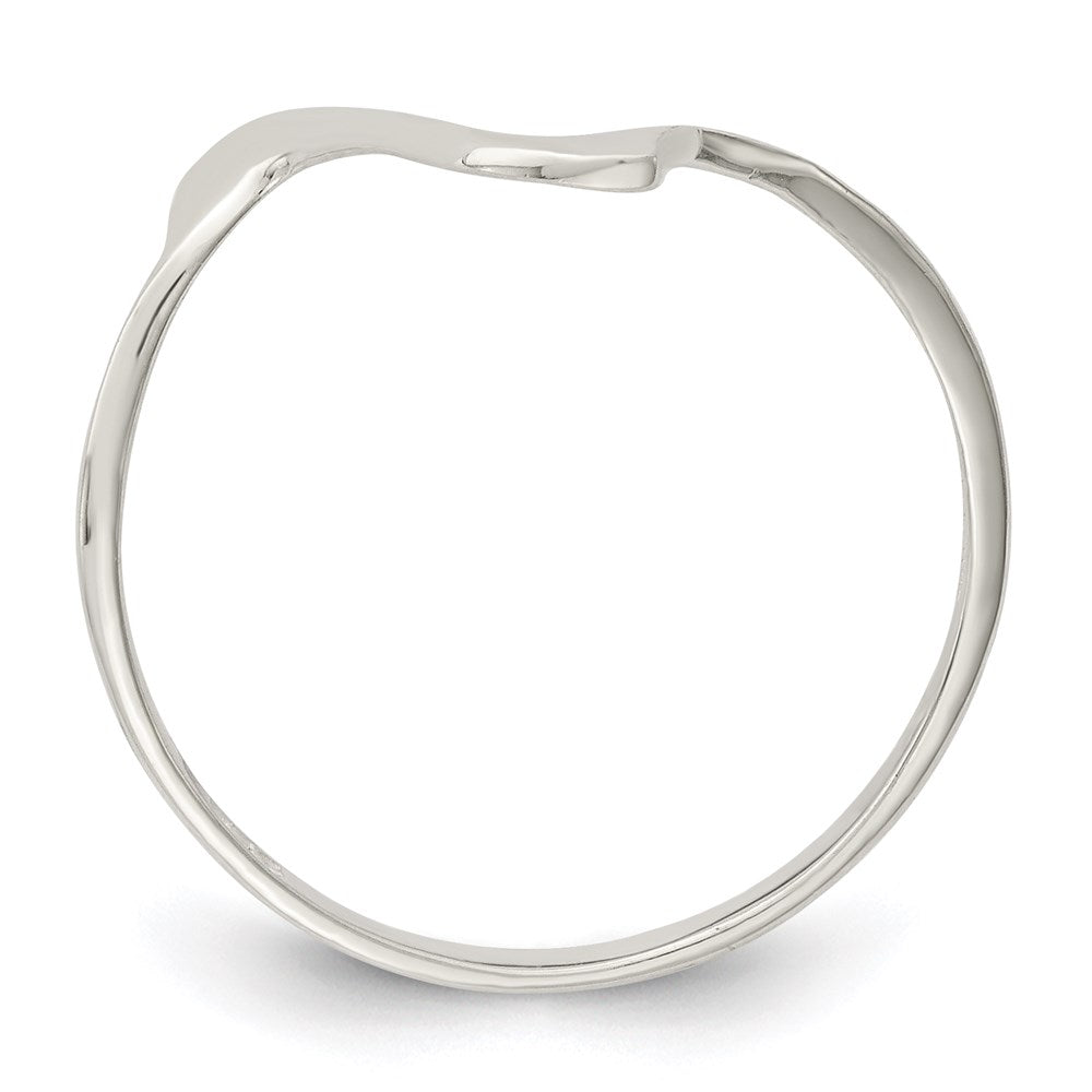 Sterlingsilber Massiv Gewellt Ring