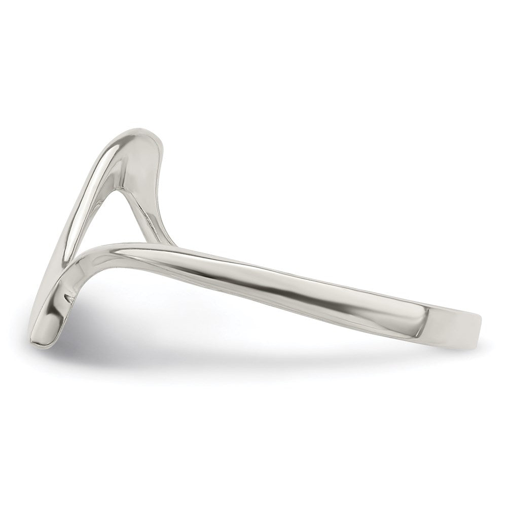 Sterlingsilber Massiv Gewellt Ring
