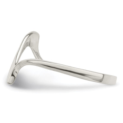 Sterlingsilber Massiv Gewellt Ring