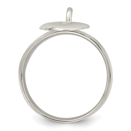 Sterlingsilber Hängend Schloss Ring