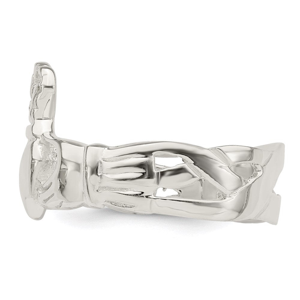 Sterlingsilber Claddagh Ring