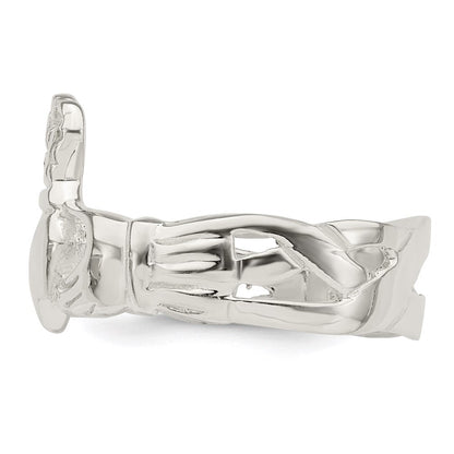 Sterlingsilber Claddagh Ring