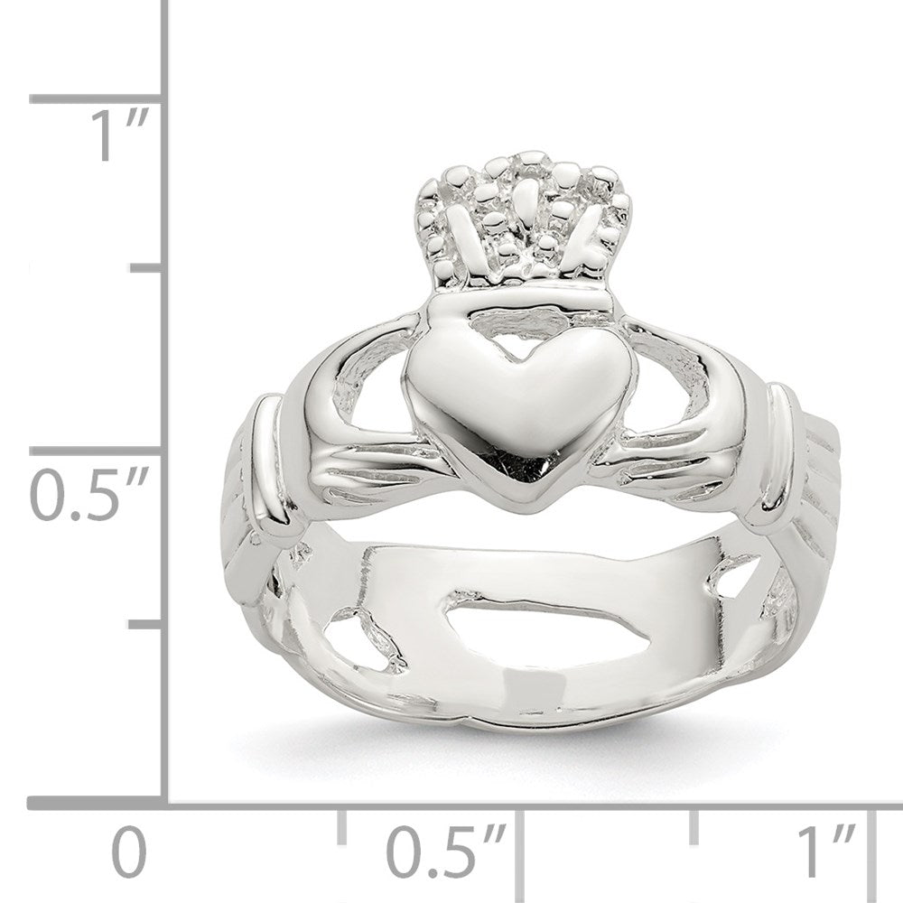 Sterlingsilber Claddagh Ring