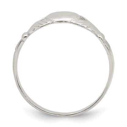 Sterlingsilber Massiv Claddagh Ring