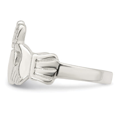 Sterlingsilber Claddagh Ring