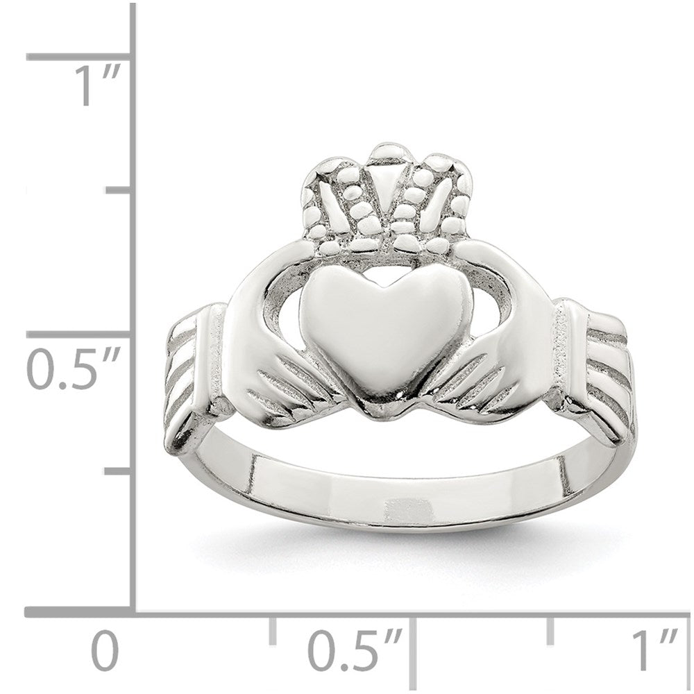 Sterlingsilber Claddagh Ring