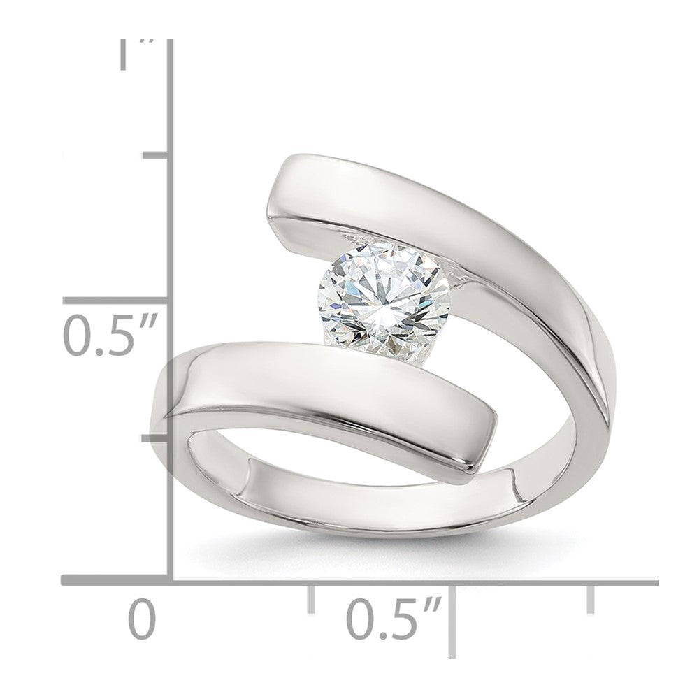 Sterlingsilber Zirkonia Ring