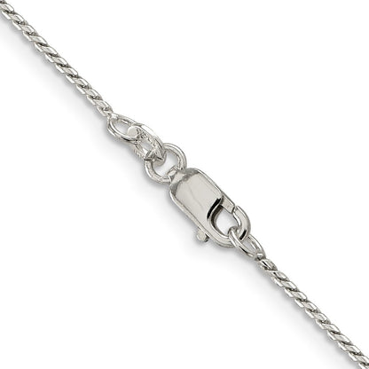 30 Zoll Sterlingsilber 1mm Rund Franco Halskette